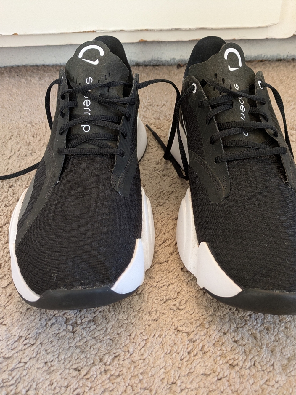 Nike Black Men's Slip-On Athletic Shoes - (Black/White)